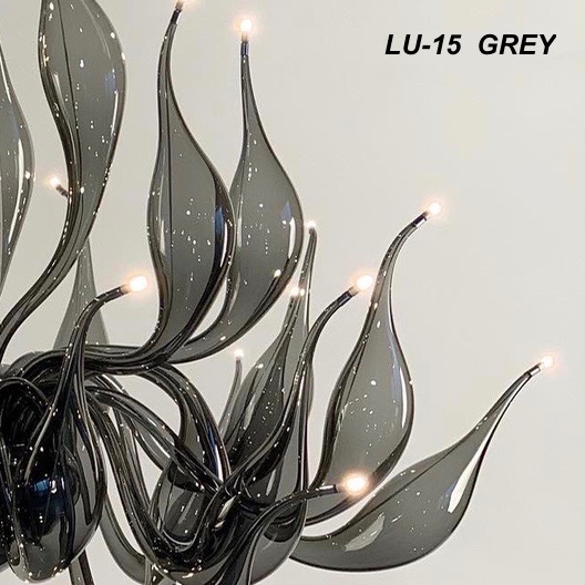LU-15 grey modern chandelier