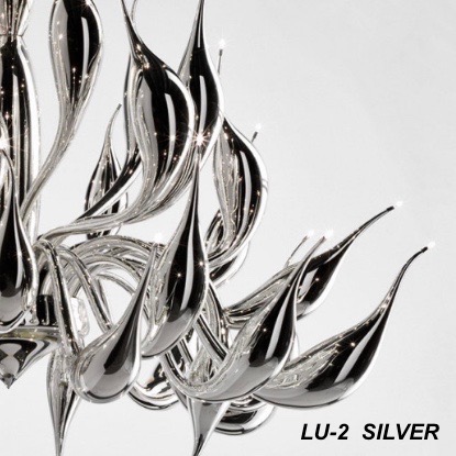 LU-2 silver chandelier