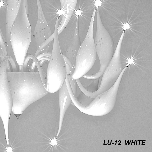 LU-12 white chandelier